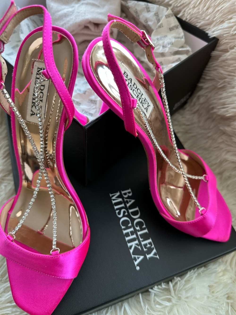 Badgley Mischka Neville Dramatic Stiletto Slingback MP6514
